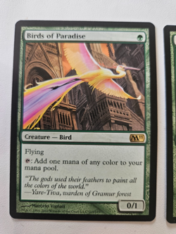 2x MTG Magic the Gathering Birds of Paradise M10 M11 - Image 2