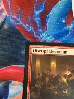 C5248 MAGIC MTG COMMANDER MASTERS DISRUPT DECORUM BLAST ZONE NM RARE - Image 4