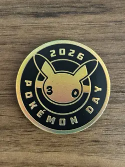 Pikachu 051 /162 Stamped 2026 Pokemon Day 30 Promo TCG With Coin - Image 3