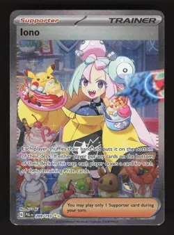 Iono 269/193 Pokemon Paldea Evolved Special Illustration Holo Full Art Card - Image 1