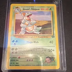 Pokemon TCG Gym Challenge Giovanni's Nidoqueen 23/132 2000 - Image 1