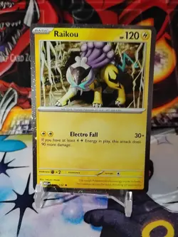 RAIKOU COSMOS HOLO PROMO MEGA EVOLUTION 048/132 POKEMON TCG NM - Image 2