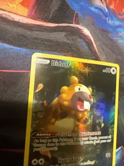 Pokemon TCG Bidoof Crown Zenith: Galarian Gallery Holo Rare Card GG29/GG70 - Image 2