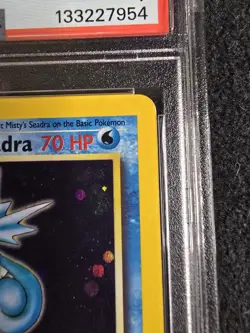2000 POKEMON GYM HEROES #9 MISTY'S SEADRA HOLO PSA 6 - Image 3