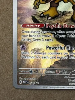 Pokemon TCG Alakazam Holo Black Star Promo 009 English Nm - Image 4