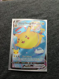 Pokemon TCG Flying Pikachu VMAX 007/025 Celebrations Full Art Ultra Rare NM - Image 4