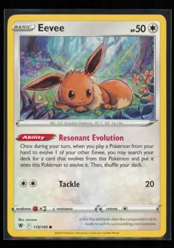 Eevee 119/189 Pokemon Astral Radiance Common Near Mint - Image 1