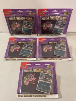 Ascended Heroes Tech Sticker Pokemon Lot of 5 - FAST SHIP - Ghastly/Gengar - Image 1