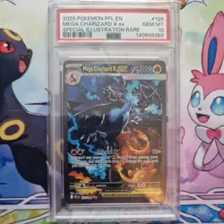 PSA 10 Mega Charizard x Ex #125 Gem Mint Pokemon 2025 Special Illustration Rare - Image 1