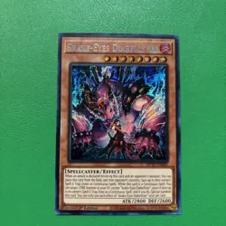 Yugioh Snake-Eyes Diabellstar MP25-EN062 Prismatic Secret Rare 1st Ed Near Mint - Image 2