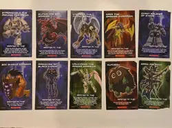 Yugioh Ultimate Collectors Clubs Scholastic Card Cutouts Lot 120+ - Image 2