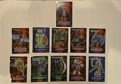 Yugioh Ultimate Collectors Clubs Scholastic Card Cutouts Lot 120+ - Image 3