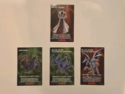 Yugioh Ultimate Collectors Clubs Scholastic Card Cutouts Lot 120+ - Image 5