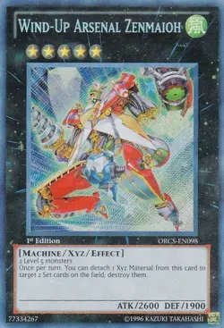 Yugioh! MP Wind-Up Arsenal Zenmaioh - ORCS-EN098 - Secret Rare - 1st Edition Mod - Image 1
