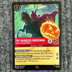 Disney Lorcana Whispers in the Well The Headless Horseman 125/204 Legendary NM - Image 1