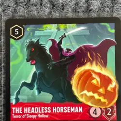Disney Lorcana Whispers in the Well The Headless Horseman 125/204 Legendary NM - Image 3