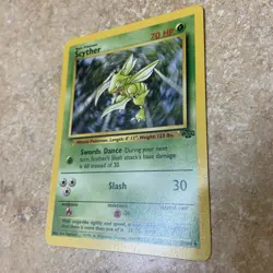 Pokemon Scyther TCG Jungle Non-Holo Rare Card 26/64 NM - Image 4
