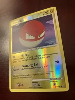 Voltorb 81/100 Stormfront Reverse Holo Common 2008 Pokemon TCG Card - Image 2