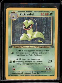Victreebel 14/64 1st Edition Jungle WOTC Pokemon Card HP Condition - Image 1