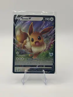 Eevee V SWSH065 SWSH: Sword & Shield Promo Cards Holo - Image 1