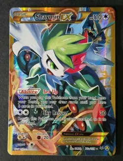Shaymin EX 77a/108 XY Alternate Art Promo 2017 English Pokemon Card - Image 1