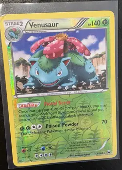 Lot Of 3 Venusaur Holo Pokemon Cards Including Base Set 15/102 MP/HP - Image 4
