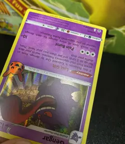 Gengar 057/198 Holo Error CardU Holo BleedU Pokemon Trick or Trade 2022-Mint - Image 3