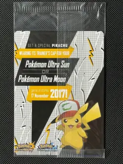 Pokemon Cards Ash's Pikachu SM108 SEALED SM Black Star Promos Promo - Image 2