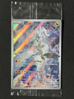 Pokemon Cards N's Reshiram 167/159 STAMPED SEALED Journey Together Illustration - Image 1