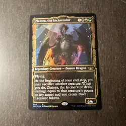 MTG STARTER COMMANDER DECK - Ziatora, The Incinerator - Gilded Foil Version - Image 1