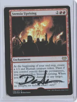 Stensia Uprising Innistrad: Crimson Vow Foil MTG Artist Proof - Image 1