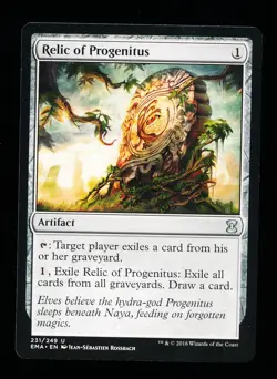 * * 1x Relic of Progenitus x1 * * Eternal Masters MTG NM Near Mint - Image 1