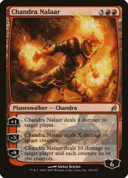 MTG Magic the Gathering Chandra Nalaar (159/312) Lorwyn LP - Image 1