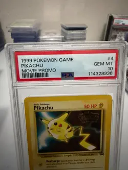 1999 Pokemon Game Pikachu Movie Promo PSA 10 - Image 3