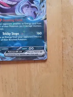 Pokemon Gengar EX TCG Temporal Forces Double Rare Card 104/162 Mint Condition - Image 5
