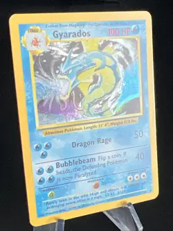 Pokemon TCG Gyarados Base Set 6/102 Holo 1999-2000 Wizards Base Set Copyright... - Image 1