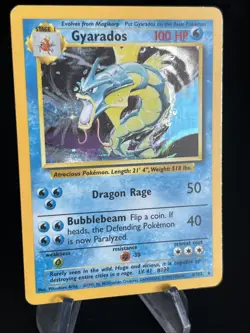 Pokemon TCG Gyarados Base Set 6/102 Holo 1999-2000 Wizards Base Set Copyright... - Image 2