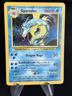 Pokemon TCG Gyarados Base Set 6/102 Holo 1999-2000 Wizards Base Set Copyright... - Image 3