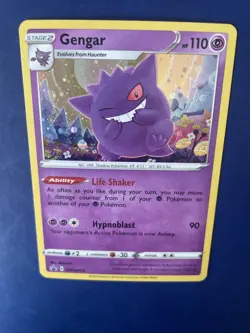 Pokemon TCG 2020 Sword & Shield Gengar Cosmos Holo SWSH052 Black Star Promo NM+ - Image 2