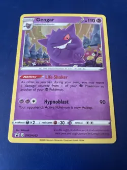 Pokemon TCG 2020 Sword & Shield Gengar Cosmos Holo SWSH052 Black Star Promo NM+ - Image 3