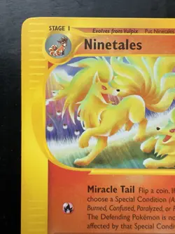 Pokemon Ninetales 25/147 Aquapolis E-Reader Non Holo (NM) - Image 2