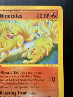 Pokemon Ninetales 25/147 Aquapolis E-Reader Non Holo (NM) - Image 3