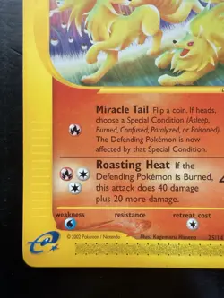 Pokemon Ninetales 25/147 Aquapolis E-Reader Non Holo (NM) - Image 4