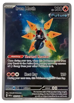 Iron Moth 187/182 - Paradox Rift Illustration Rare - Pokemon TCG - Image 1