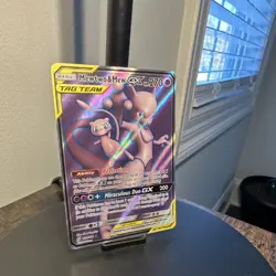 Pokemon Mewtwo & Mew GX Full Art 222/236 Sm-Unified Minds TAG TEAM Holo 270 HP - Image 2