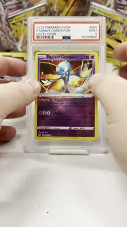 2022 Pokemon Lost Origin # 069 Radiant Gardevoir PSA 9 Card MINT! - Image 2