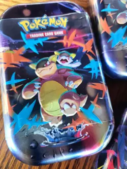 Pokemon TCG Mega Evolution - Mega Heroes Mini Tin Sealed Lot Of 5 - Image 2