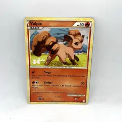 Vulpix 87/123 Non Holo Common HeartGold SoulSilver LP Pokemon - Image 1