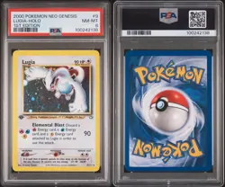 2000 POKEMON NEO GENESIS 1ST EDITION #9 LUGIA HOLO PSA 8 - Image 3