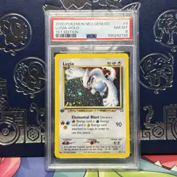 2000 POKEMON NEO GENESIS 1ST EDITION #9 LUGIA HOLO PSA 8 - Image 4